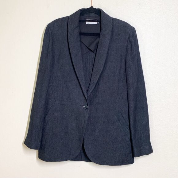 Art of the Gentlewoman Soft Blazer 2 US Med Linen Viscose Blend Casual Powersuit - Picture 1 of 9